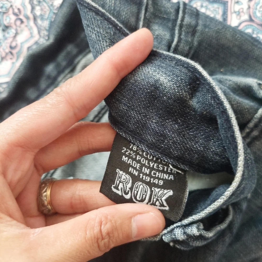 ROK Men's Relaxed Straight Fit‎  Jeans Size 40x32